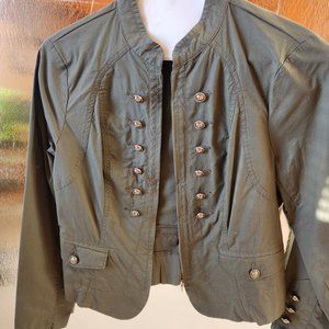 INC. Olive green jacket sz Med